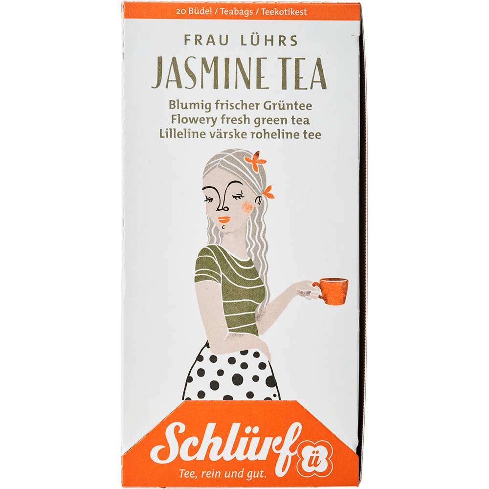 Schlürf - Büdel - Frau Lührs Jasmine Tea BIO