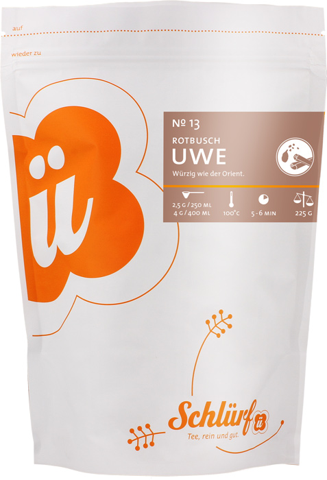 Schlürf - BIO Rotbuschtee Uwe №13 Schlürf - BIO Rotbuschtee Uwe №13