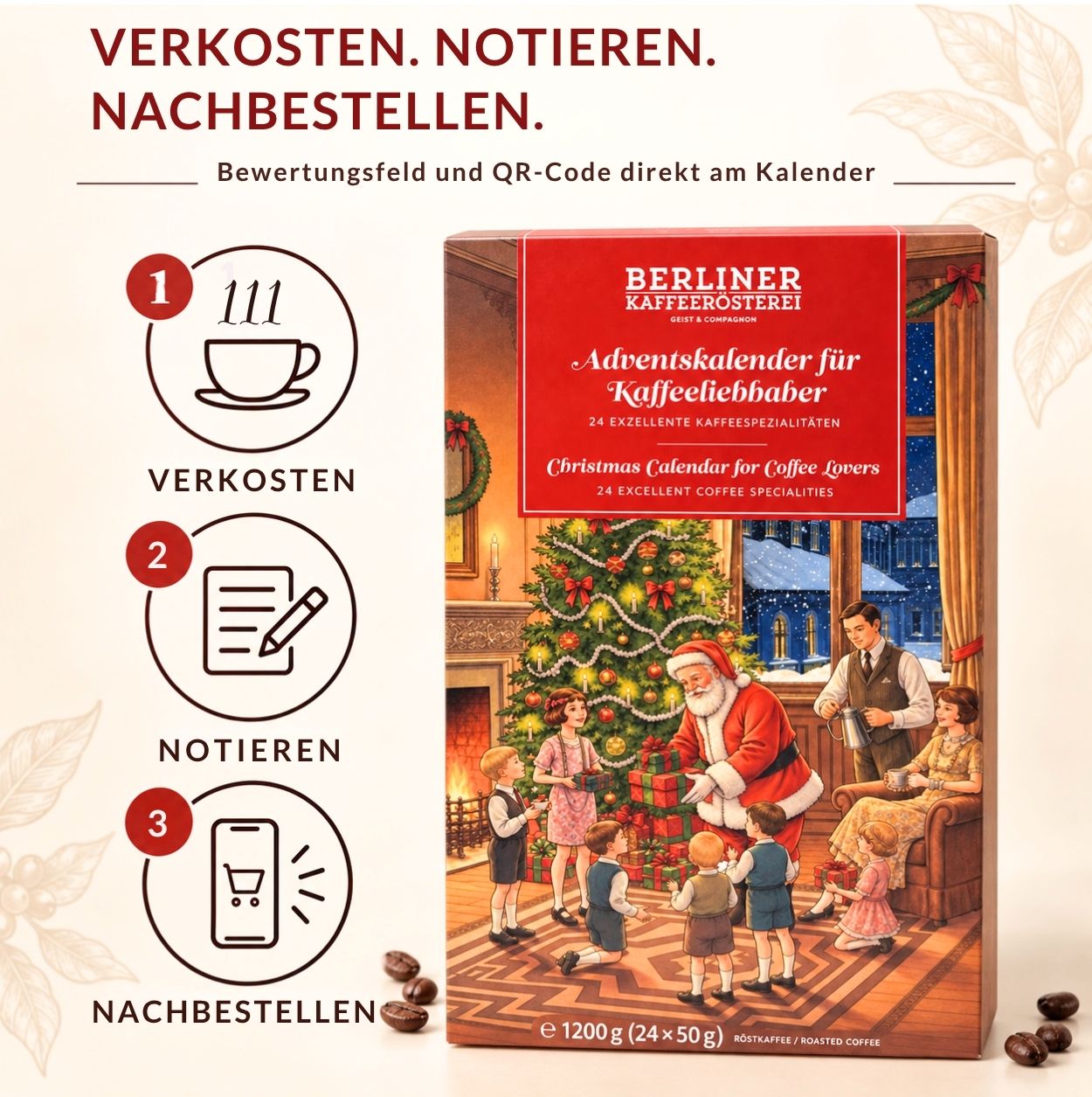 Kaffee Adventskalender (gemahlen)