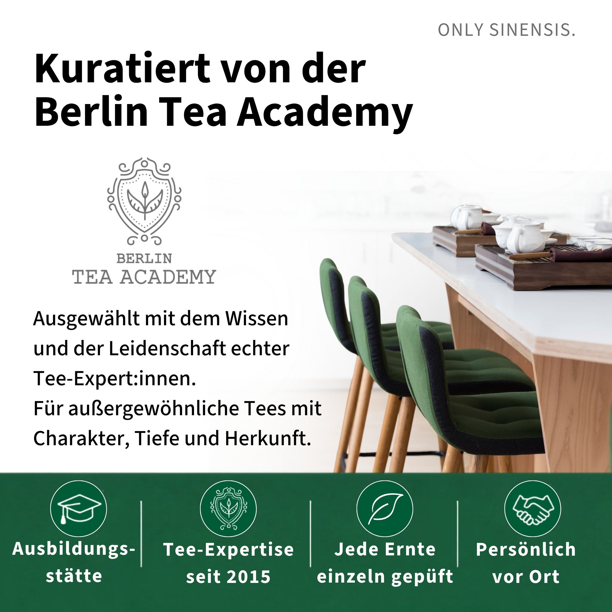 Grüner Tee Hojicha Jeju Island - Berlin Tea Academy Only Sinensis