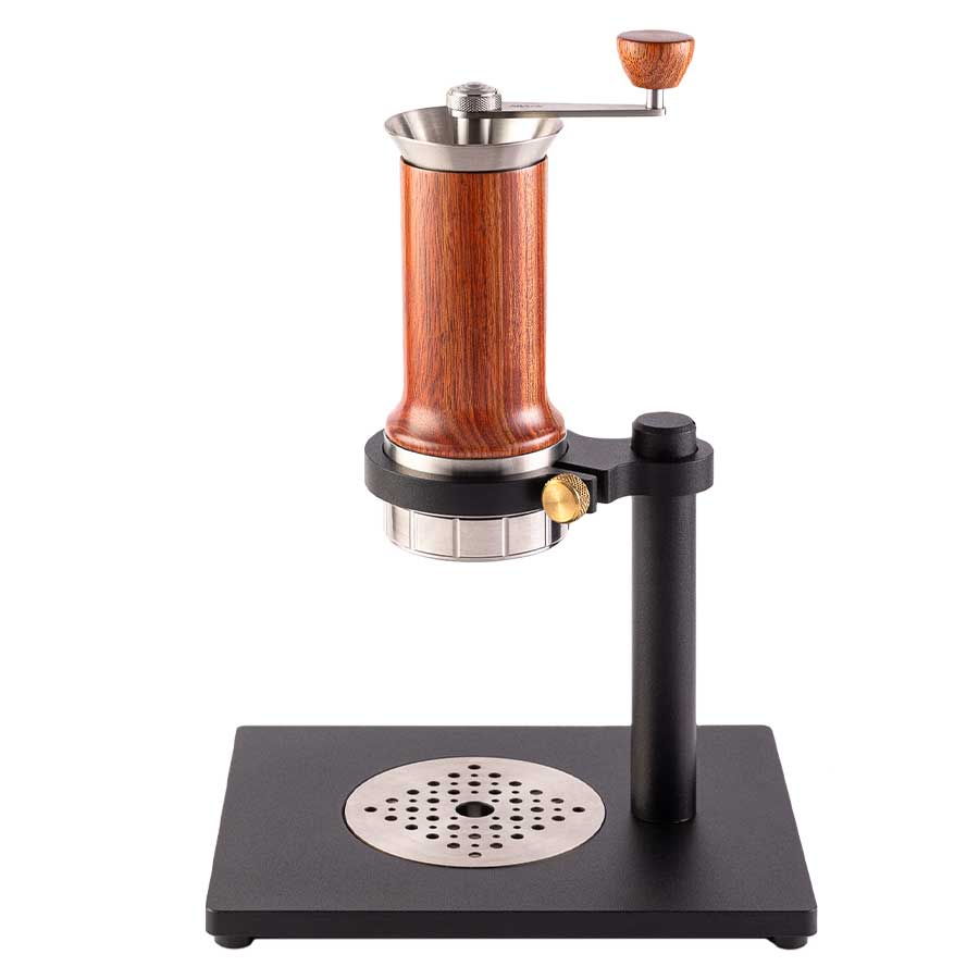 Aram - Espresso Maker + Steel Support REDDISH