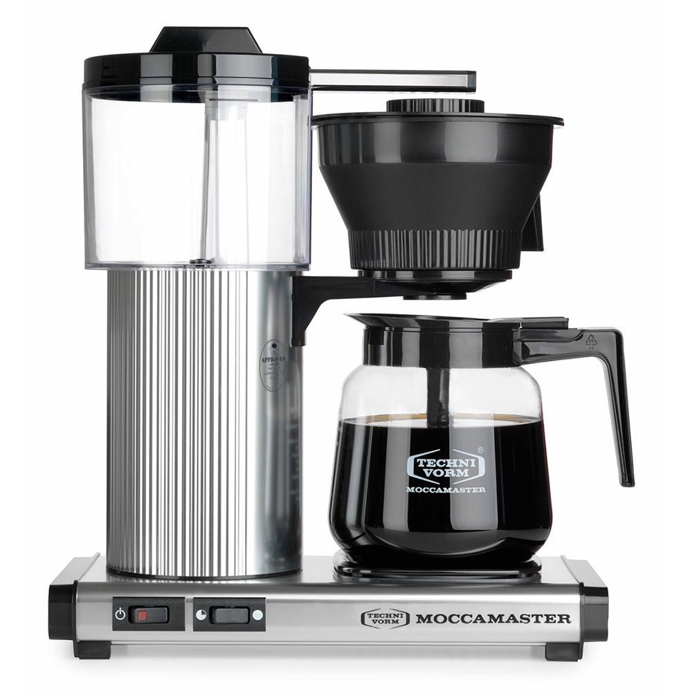 Moccamaster - CD Grand silber mit Glaskanne 1,8 L für Büro und Café