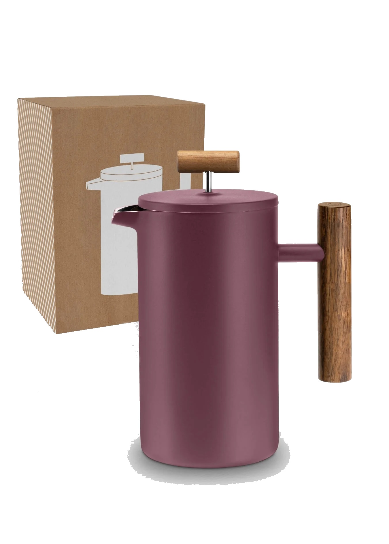 Lambda Coffee - Outdoor French Press "Caldera", 0,35l / 2 Tassen, rot