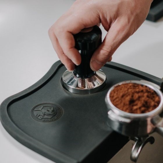Rhino Coffee Gear - Tamper, Unterseite plan, Stahl & Alu 58 mm