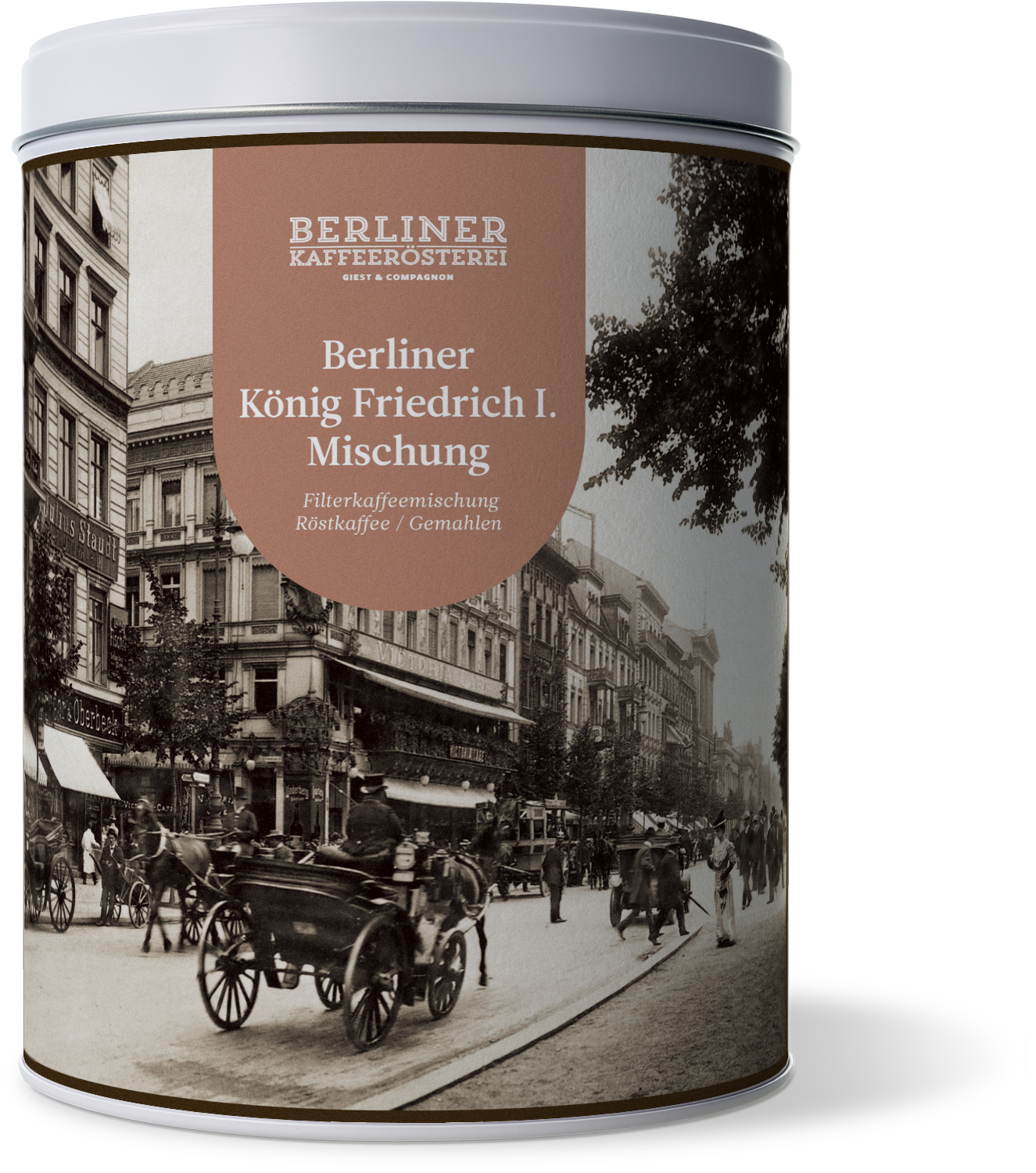 Berliner König Friedrich I. Mischung (gemahlen) Berliner König Friedrich I. Mischung (gemahlen)