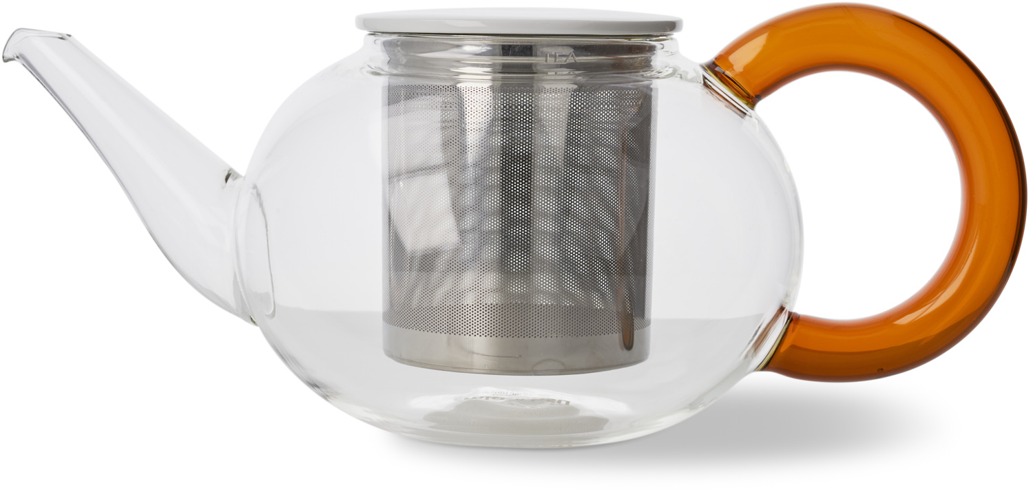 Carl Henkel - BAI HAO Teekanne, 1200ml, bernstein, mit Teefilter