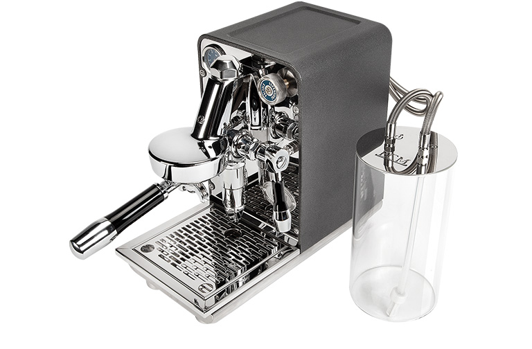 ECM - Puristika Siebträger PID low noise Vibrationspumpe Edelstahl + anthrazit