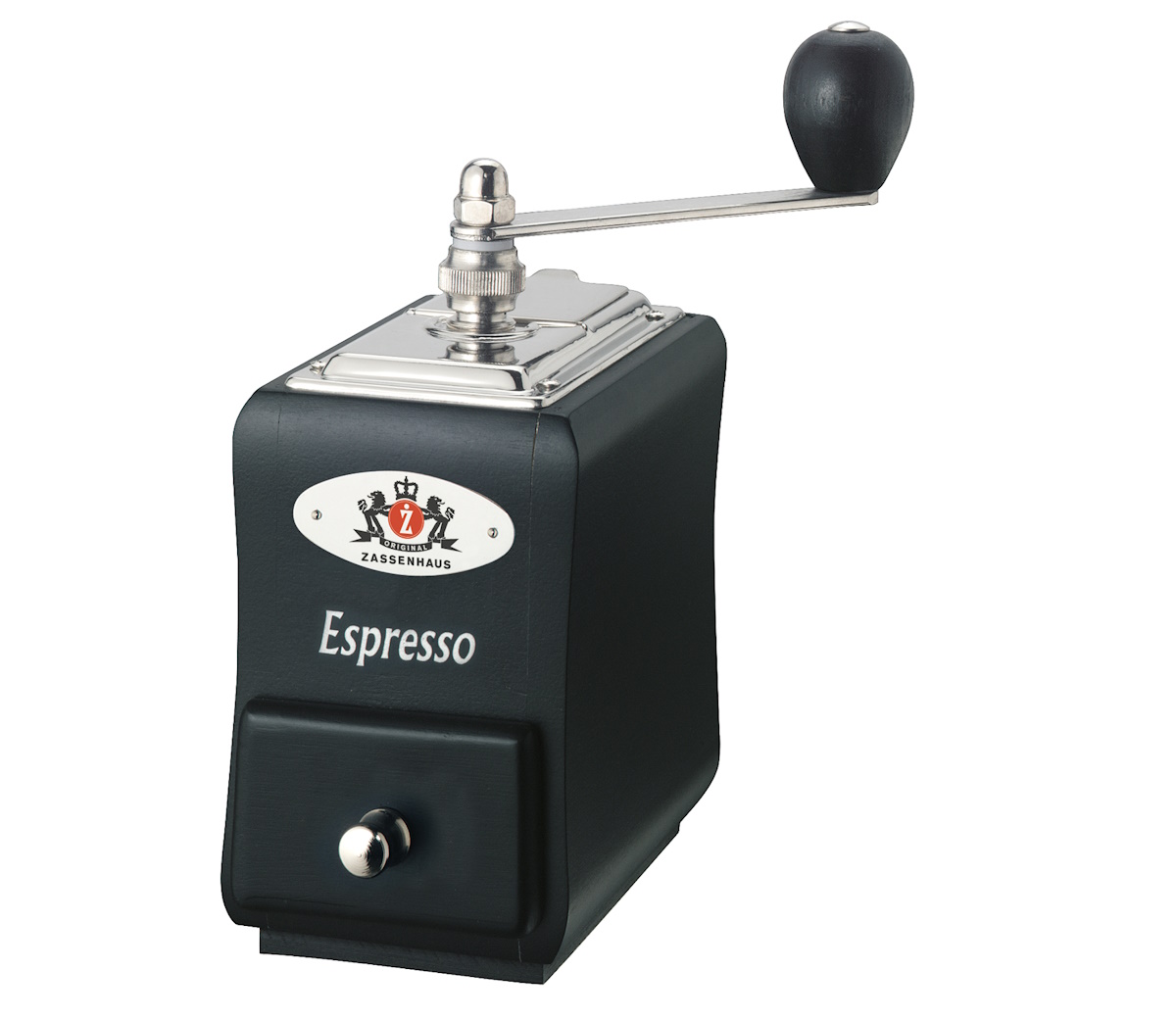 Zassenhaus - Espressomühle Santiago Buche schwarz Zassenhaus - Espressomühle Santiago Buche schwarz