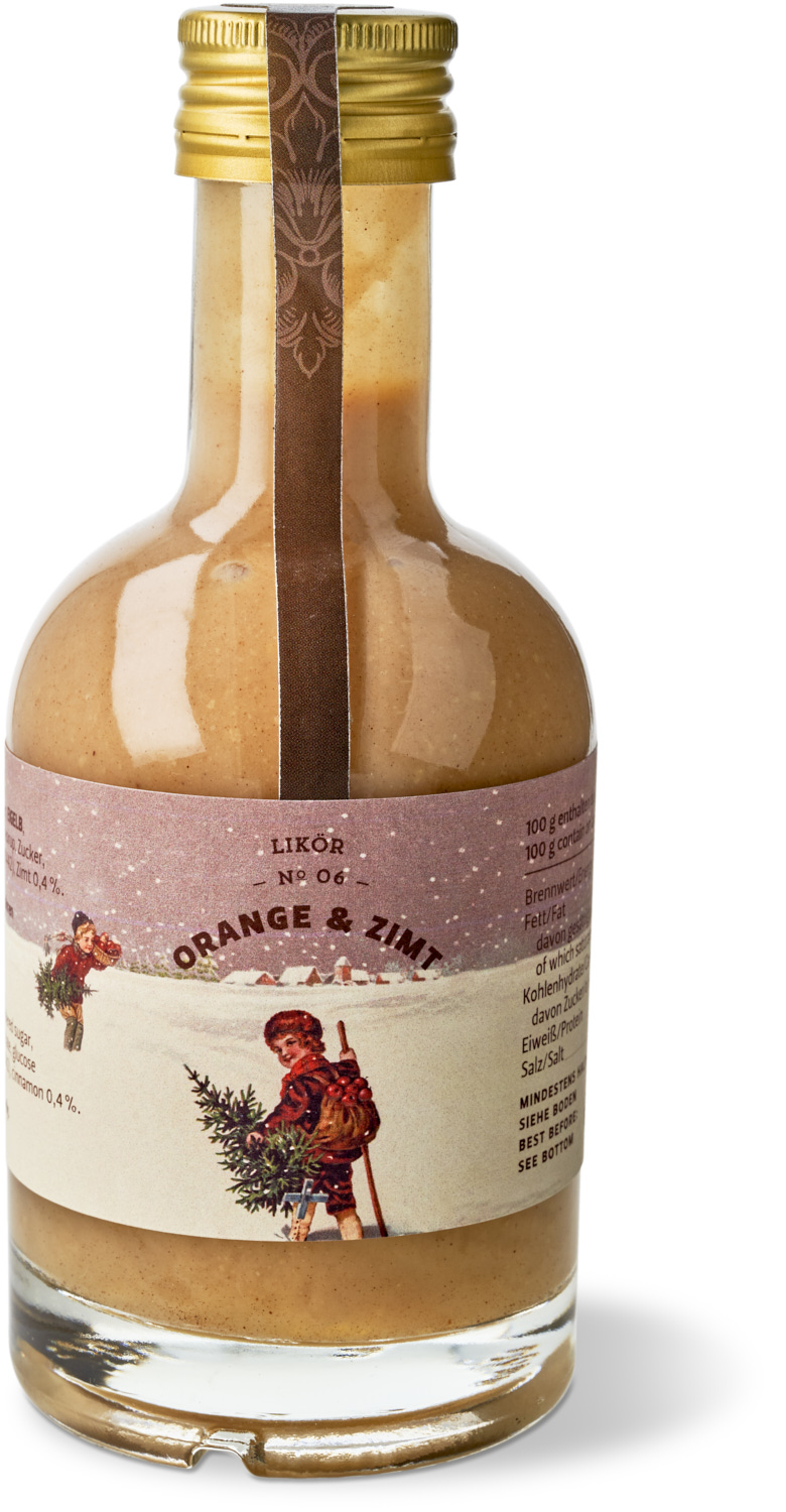 Likör - Weihnachtslikör Orange-Zimt - Nr. 06 Likör - Weihnachtslikör Orange-Zimt - Nr. 06