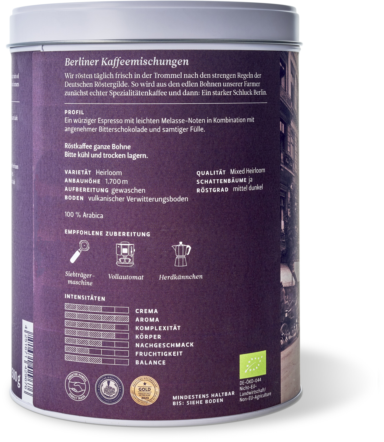 Äthiopien Waldespresso BIO (500g / ganze Bohne)