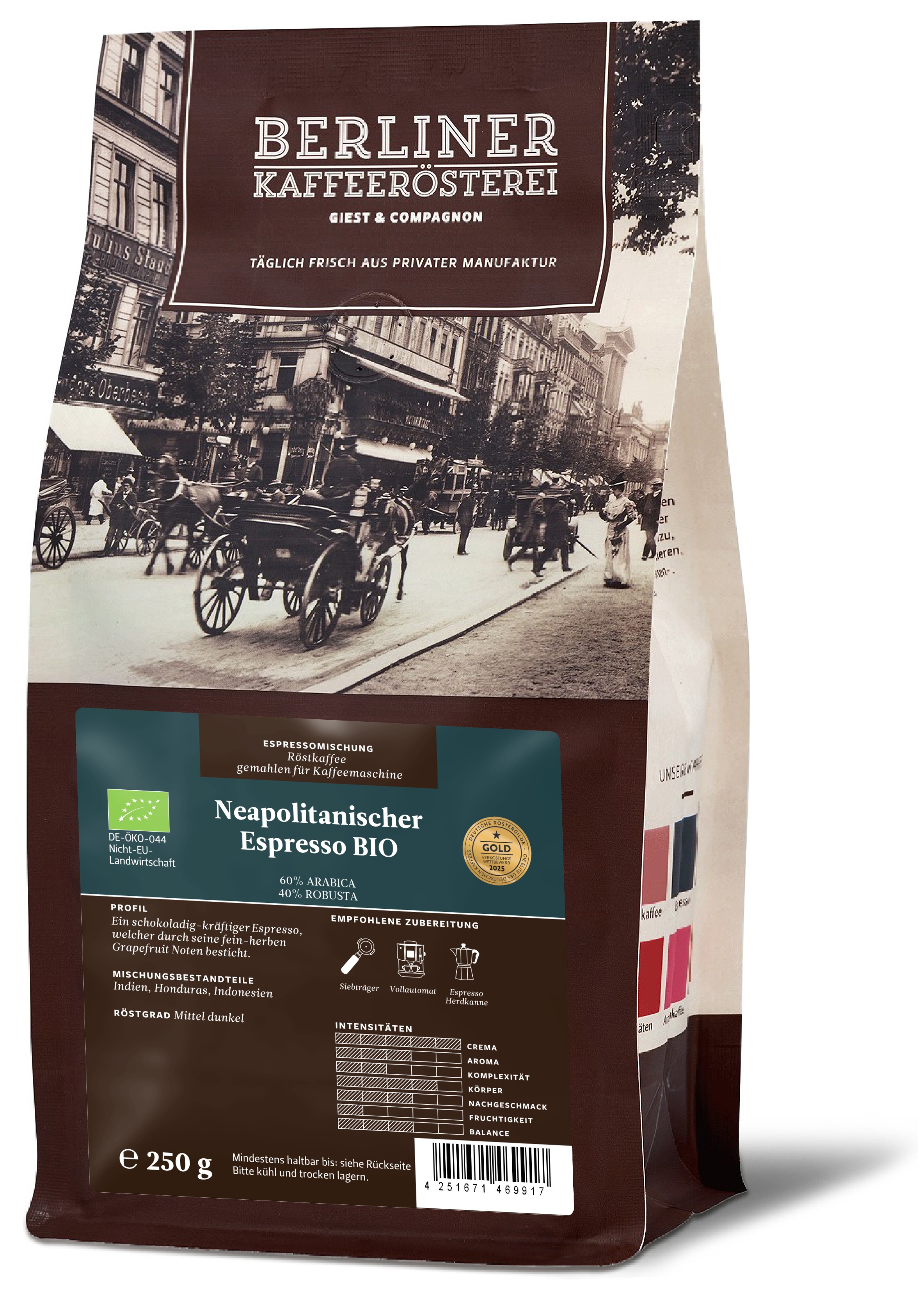 Neapolitanischer Espresso BIO