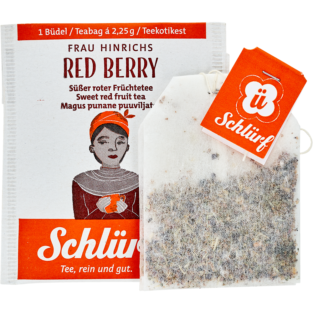 Schlürf - Büdel - Frau Hinrichs Red Berry BIO