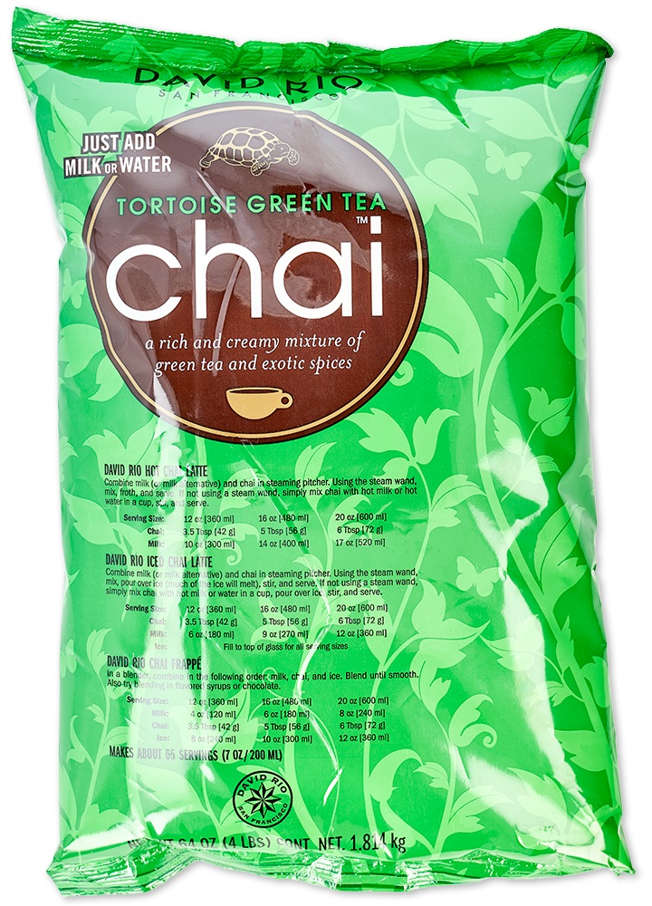 David Rio - Tortoise Green Chai - Refill Beutel (1814 g) David Rio - Tortoise Green Chai - Refill Beutel (1814 g)