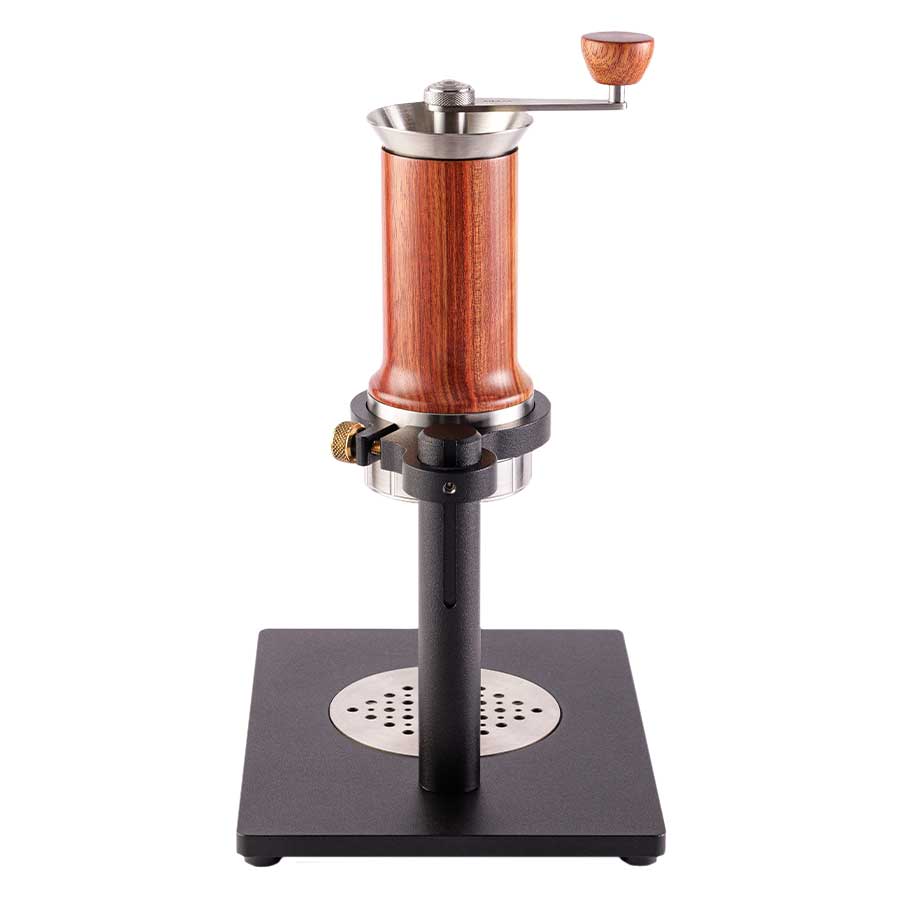 Aram - Espresso Maker + Steel Support REDDISH