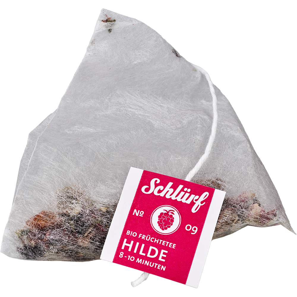 Schlürf - Tüüten - №09 BIO Früchtetee "Hilde" (25er) Schlürf - Tüüten - №09 BIO Früchtetee "Hilde" (25er)