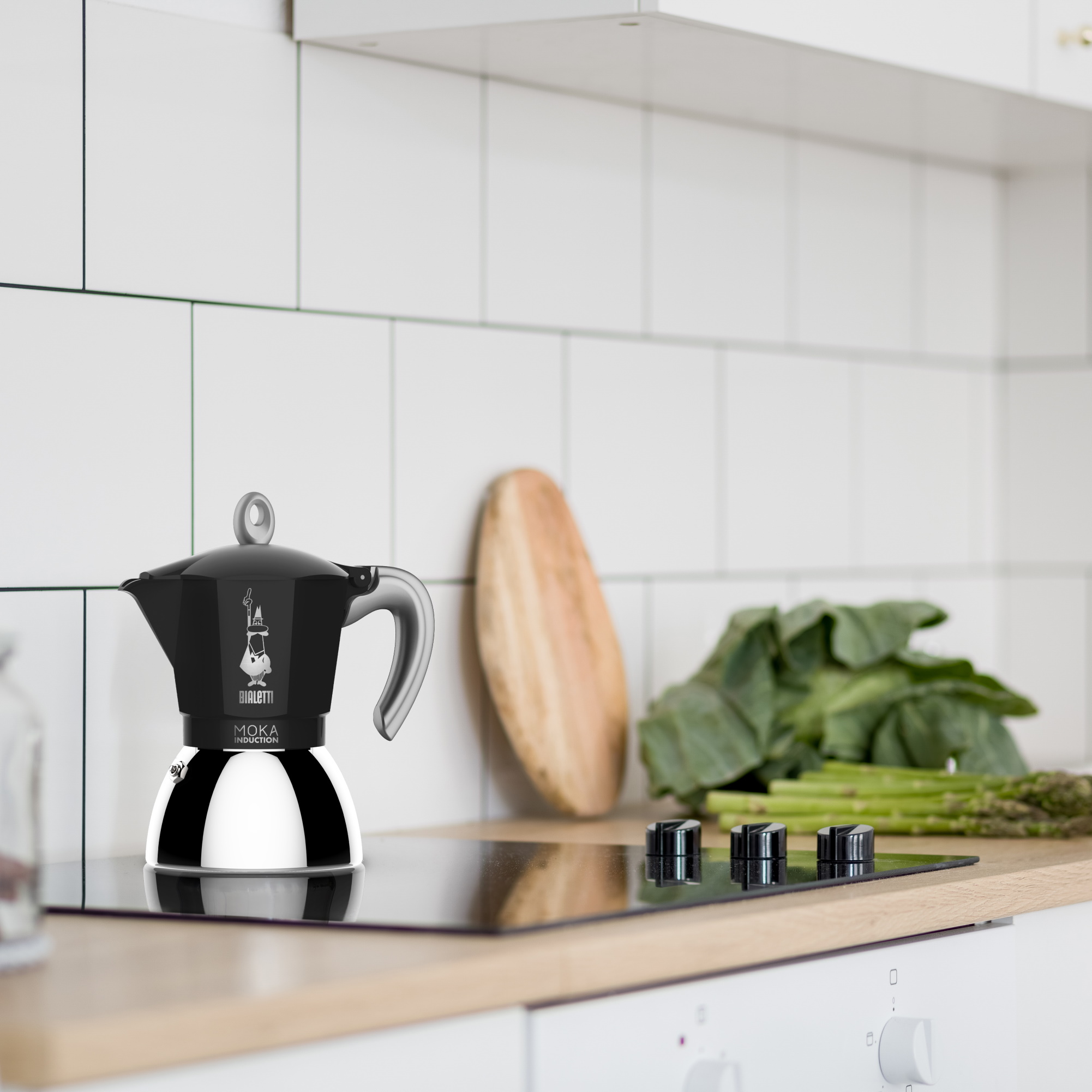 Bialetti - Moka Induktion schwarz für 6 Tassen Bialetti - Moka Induktion schwarz für 6 Tassen