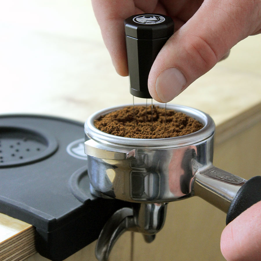 Rhino Coffee Gear - Espresso-Verteiler WDT Distribution Tool schwarz Metall Rhino Coffee Gear - Espresso-Verteiler WDT Distribution Tool schwarz Metall