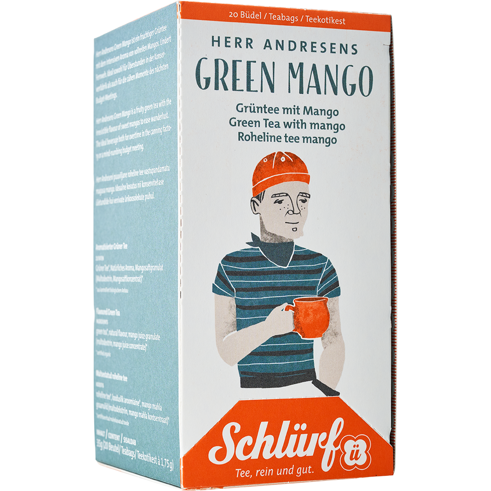 Schlürf - Büdel - Herr Andresens Green Mango BIO