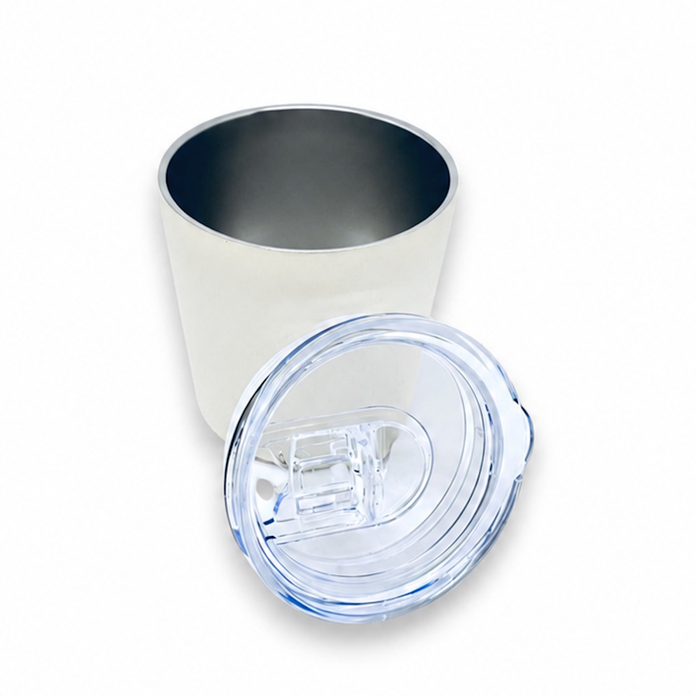 Edelstahlbecher Thermo Teebecher Trinkbecher Kaffeebecher Tansania 230 ml weiß to go