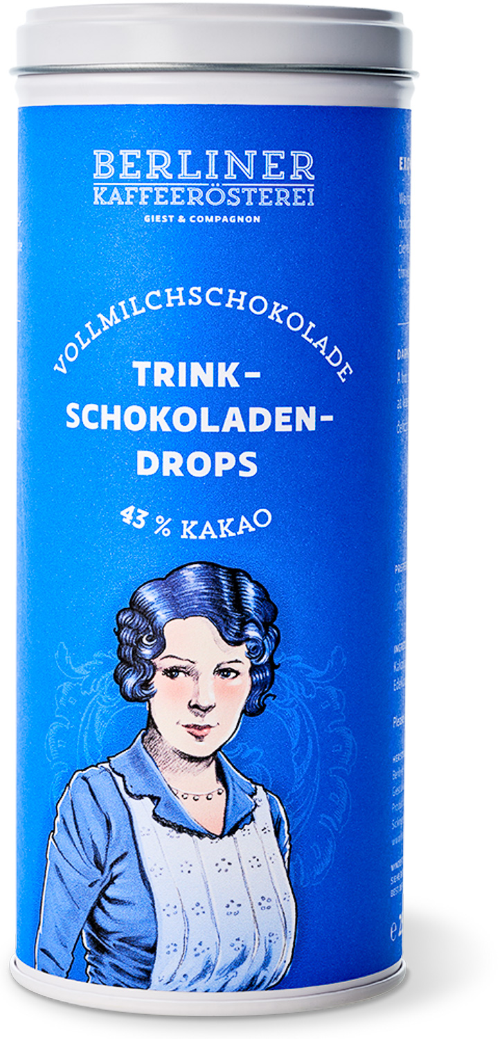 Edelvollmilchschokoladen-Drops 43% Kakao Edelvollmilchschokoladen-Drops 43% Kakao