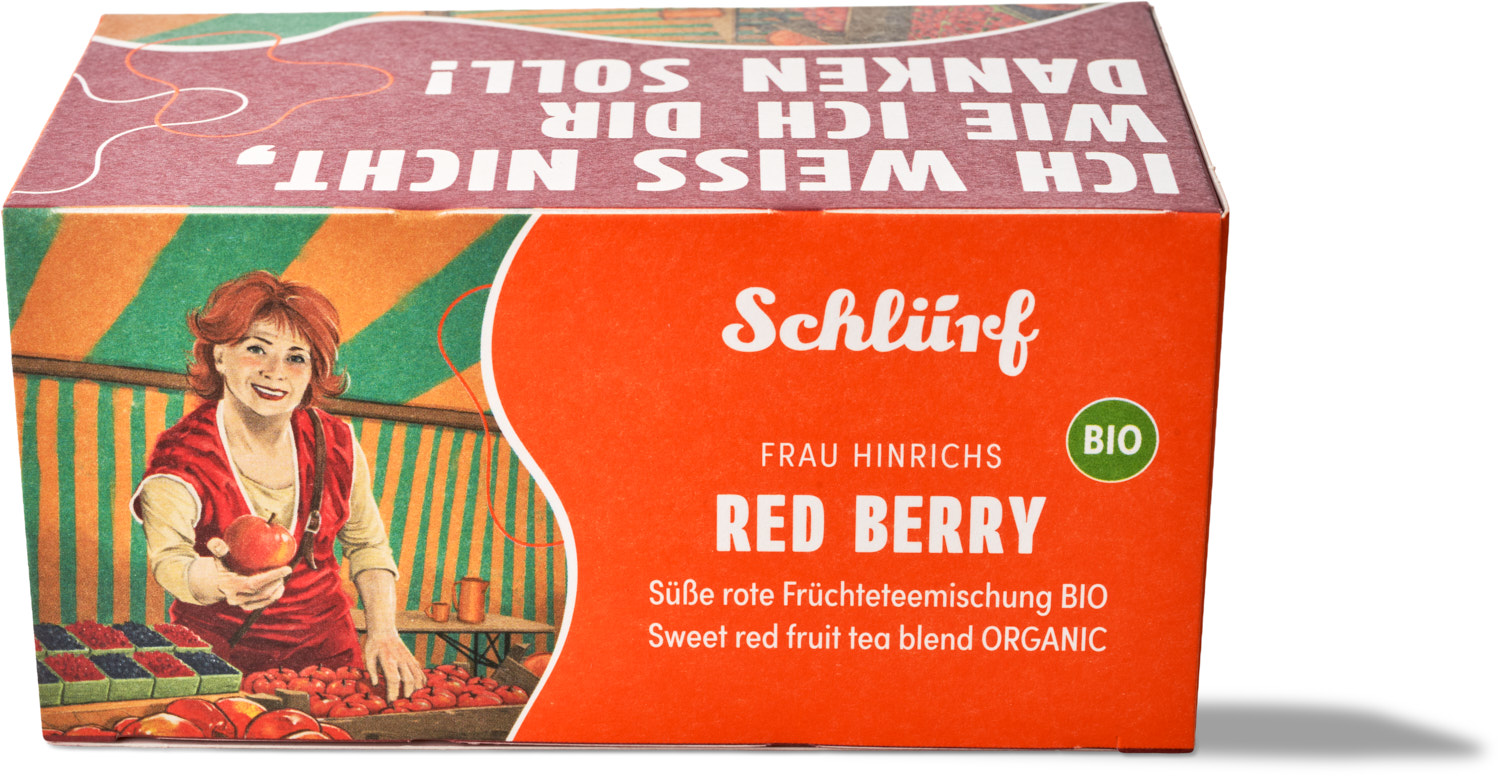 Schlürf - Büdel - Frau Hinrichs Red Berry BIO