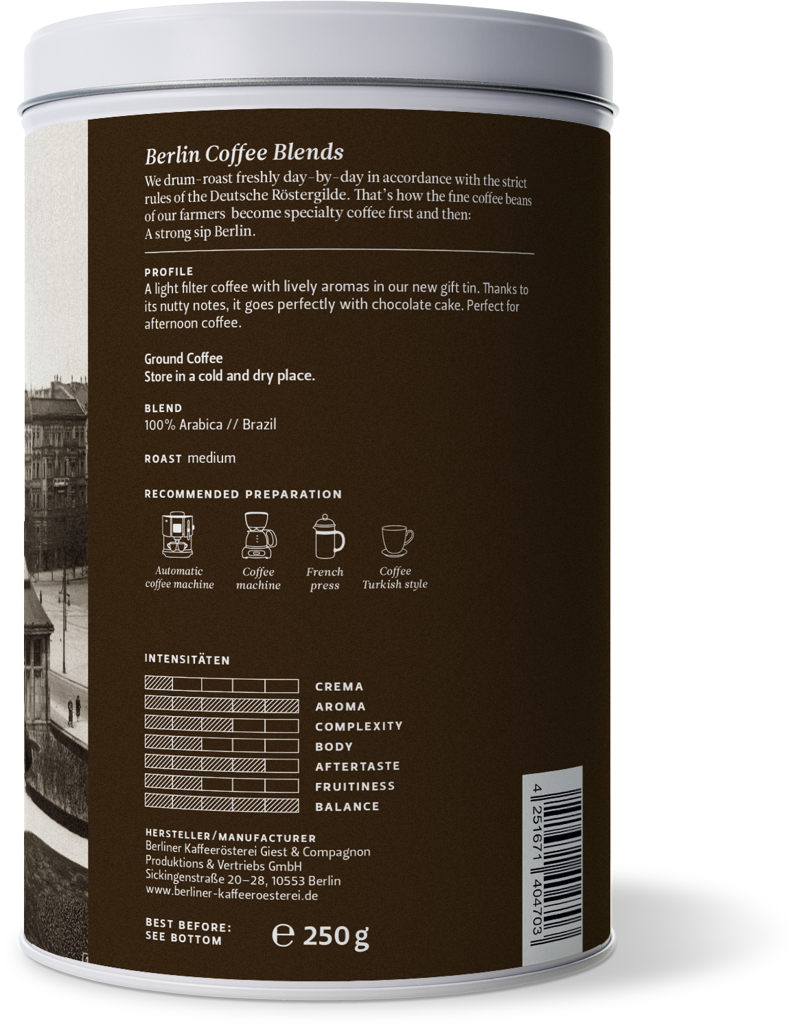 Berliner Kaffeekränzchen (250g / gemahlen)