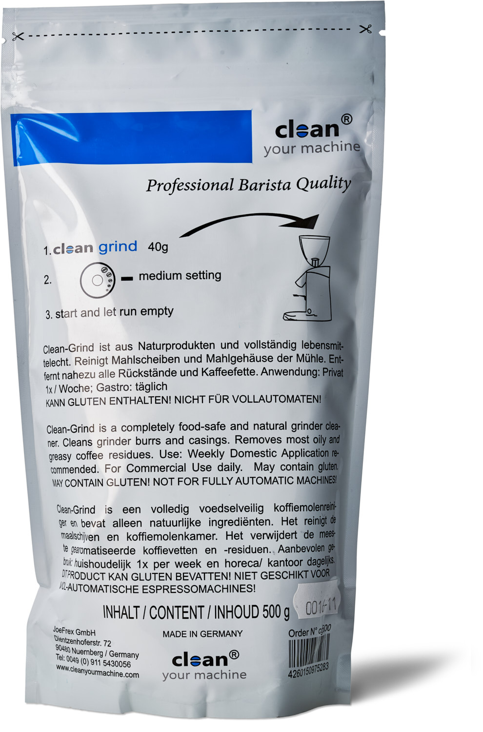 Clean - Kaffeemühlenreiniger