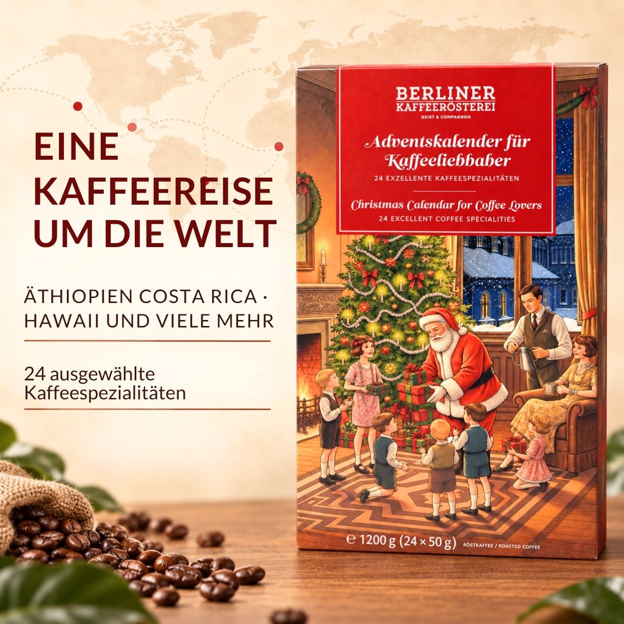 Kaffee Adventskalender (gemahlen)