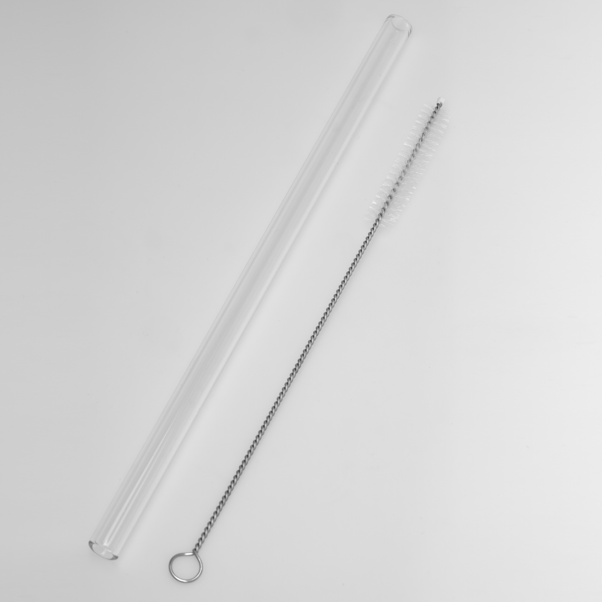 Simax - Glasstrohhalme mit Bürste (23cm) Simax - Glasstrohhalme mit Bürste (23cm)