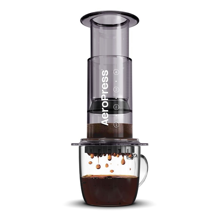 AeroPress® - Clear Coffee Press inkl. 100 Filter (Original in durchsichtig Schwarz) AeroPress® - Clear Coffee Press inkl. 100 Filter (Original in durchsichtig Schwarz)