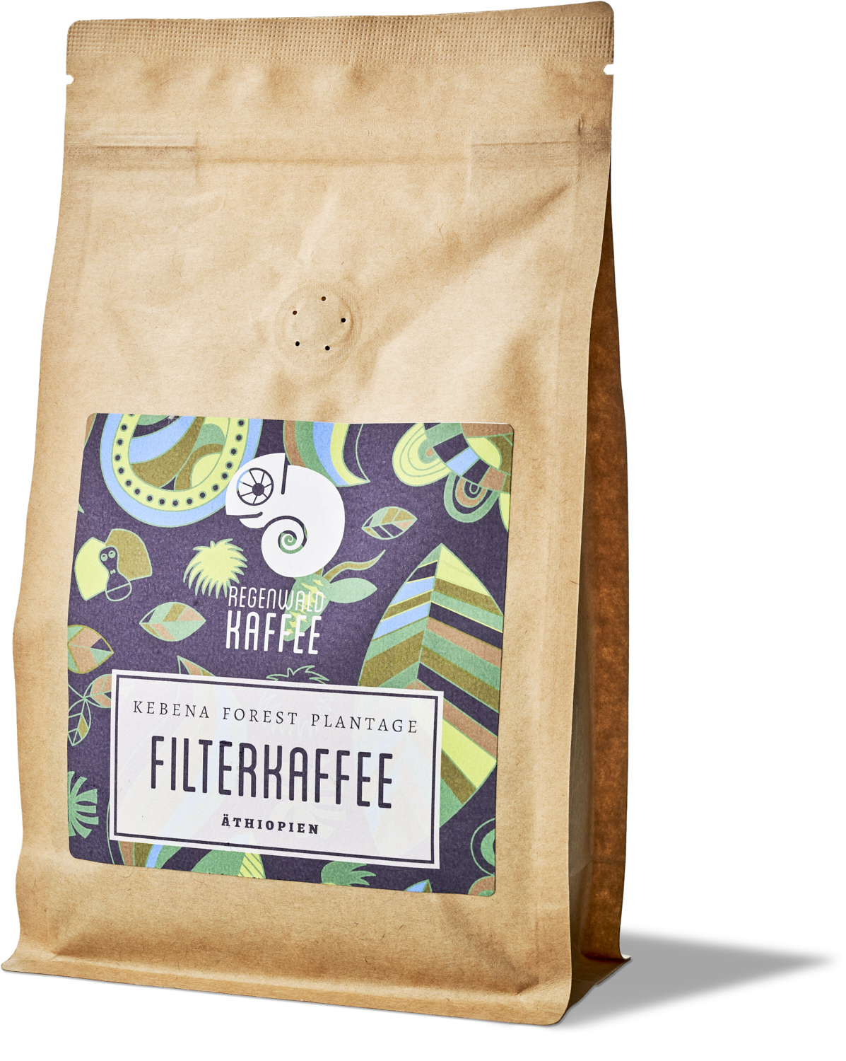 Regenwald Kebena Forest Plantage BIO Filterkaffee 250g Bohne