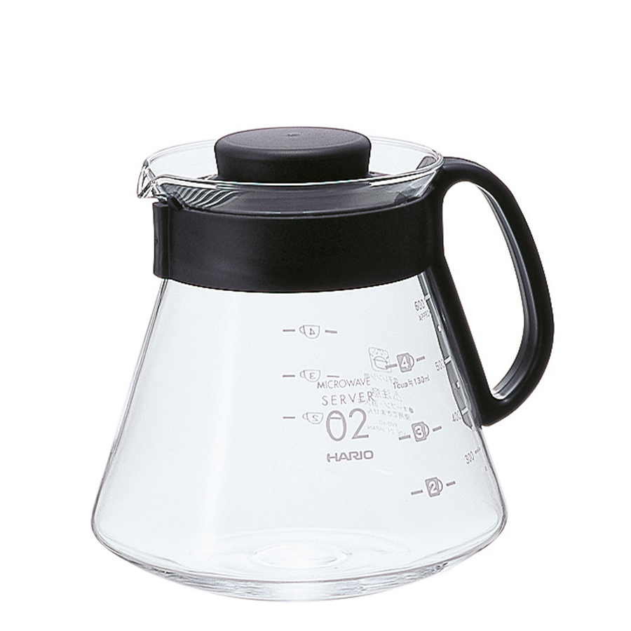 Hario - V60 Glaskanne 600 ml Coffee Server 02 Hario - V60 Glaskanne 600 ml Coffee Server 02