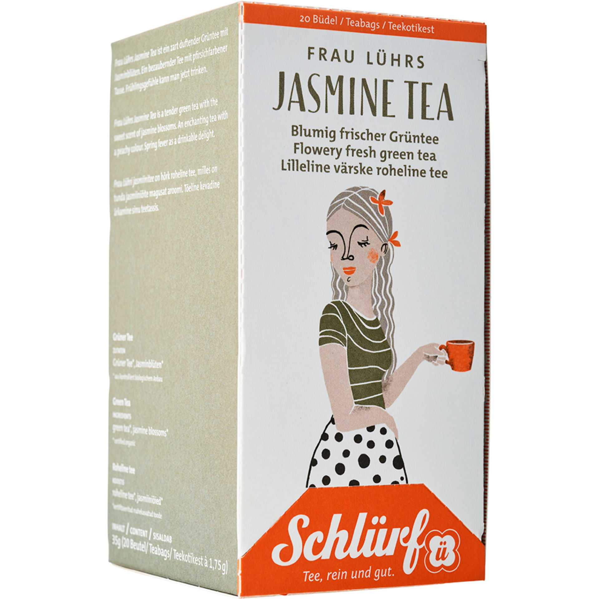 Schlürf - Büdel - Frau Lührs Jasmine Tea BIO