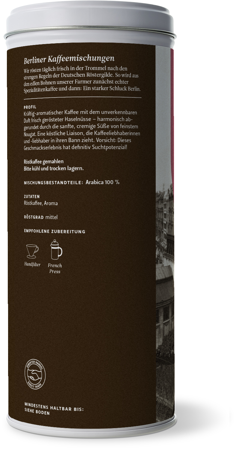 aromatisierter Kaffee Nuss-Nougat (125g / gemahlen)