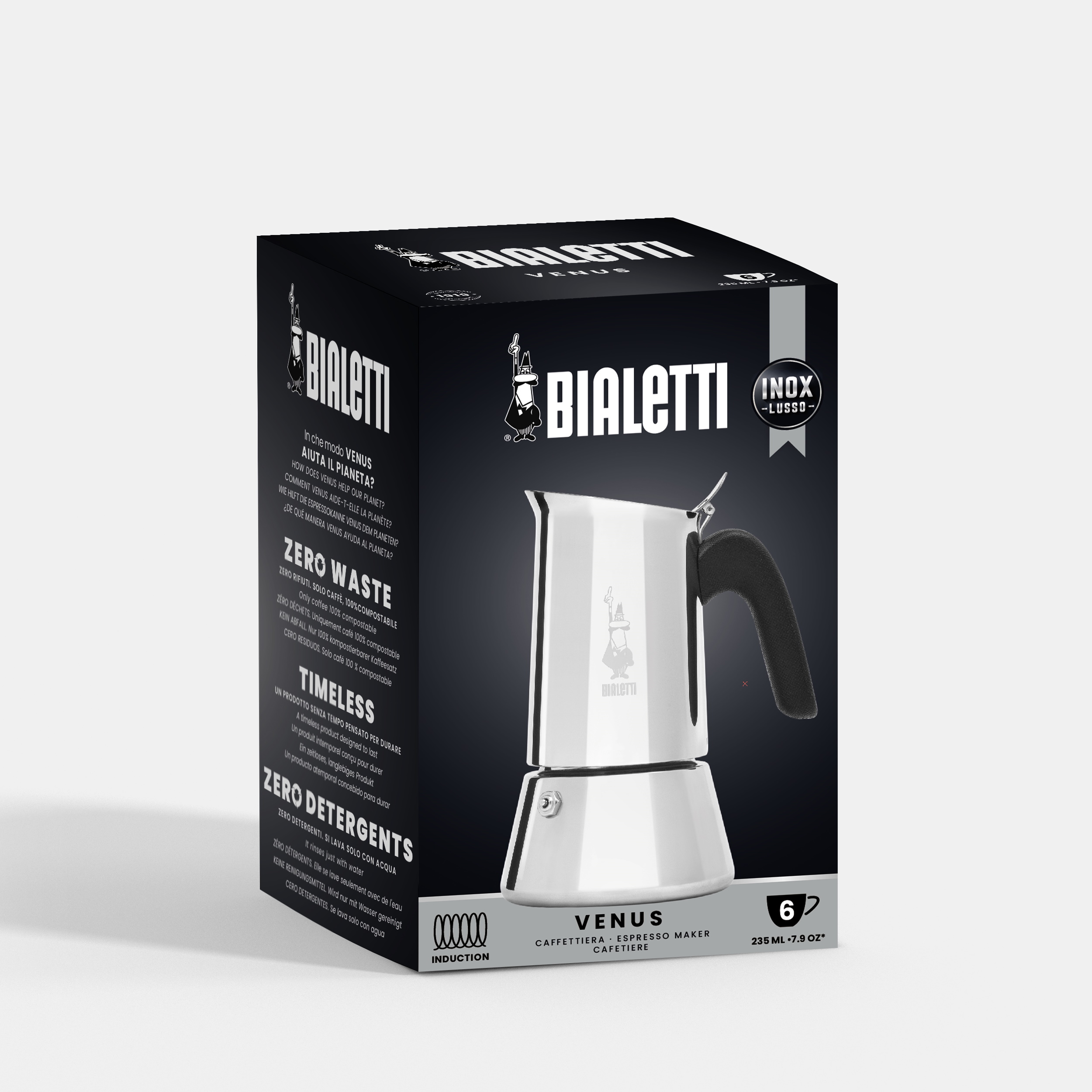 Bialetti - Venus aus Edelstahl - 6 Tassen