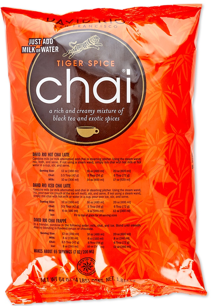 David Rio - Tiger Spice Chai - Refill Beutel (1814 g) David Rio - Tiger Spice Chai - Refill Beutel (1814 g)