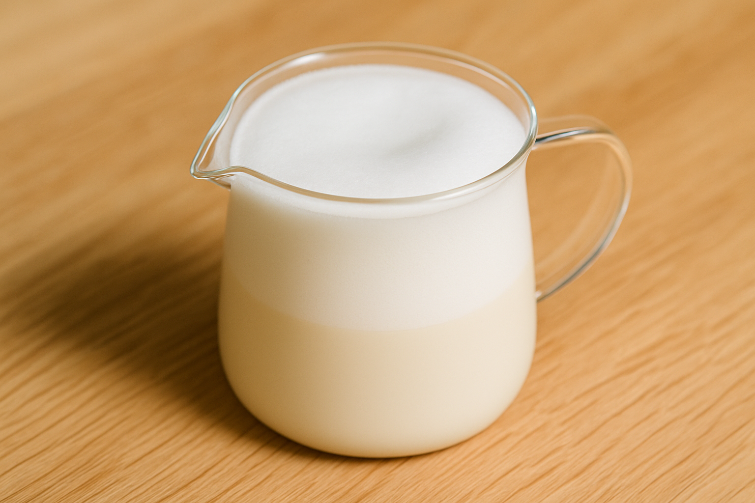 Volles Milchkännchen