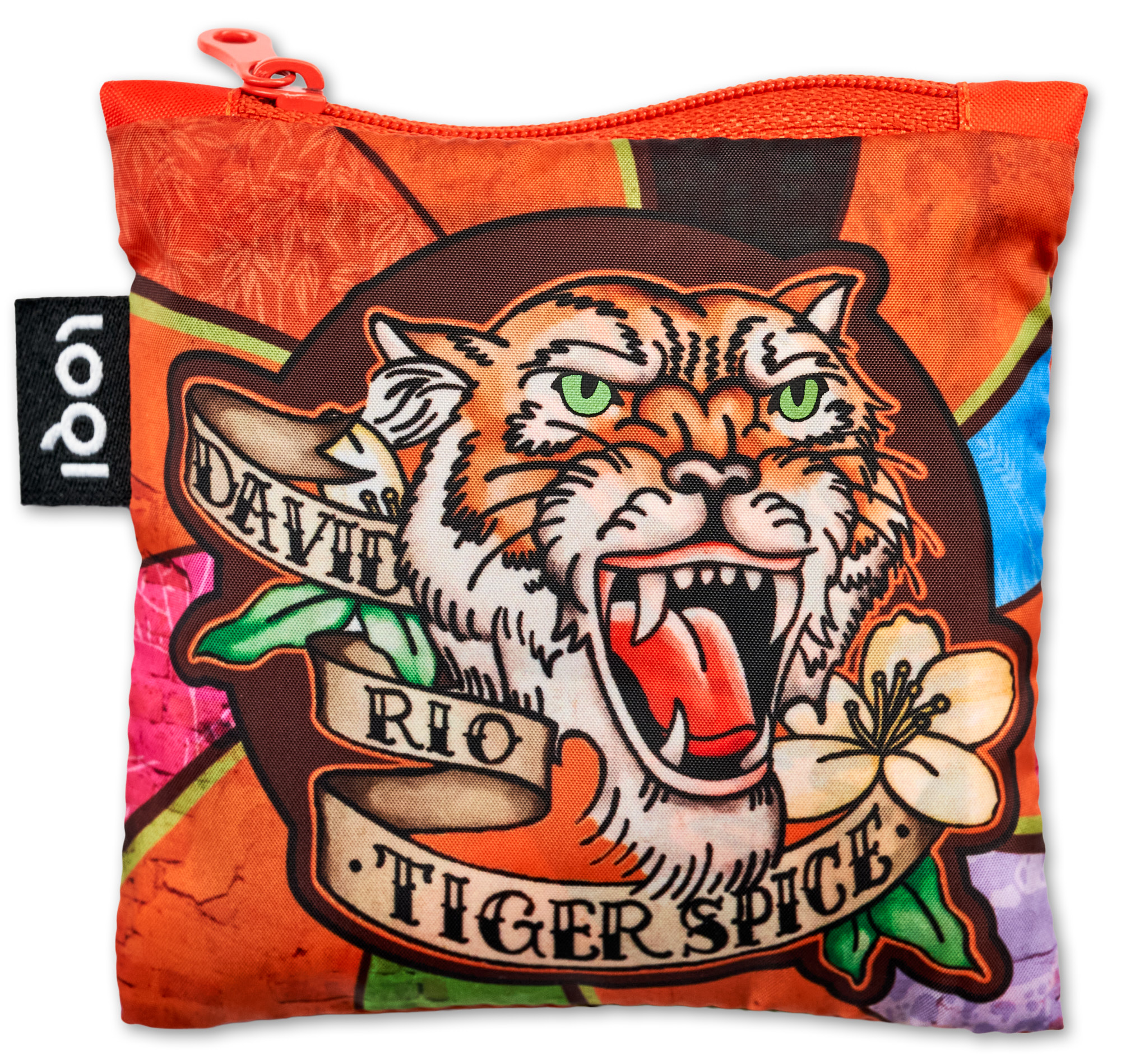 David Rio - Tiger Spice Beutel - LOQI Tragetasche 45x36 cm