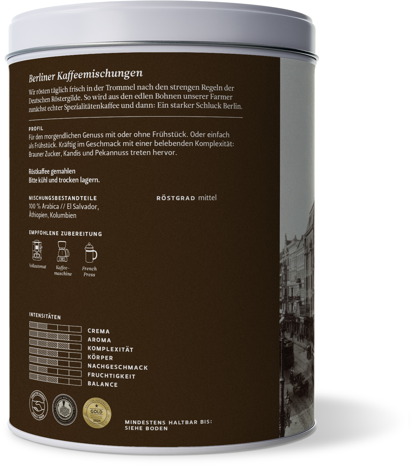 Berliner Frühstückskaffee (500g / gemahlen)