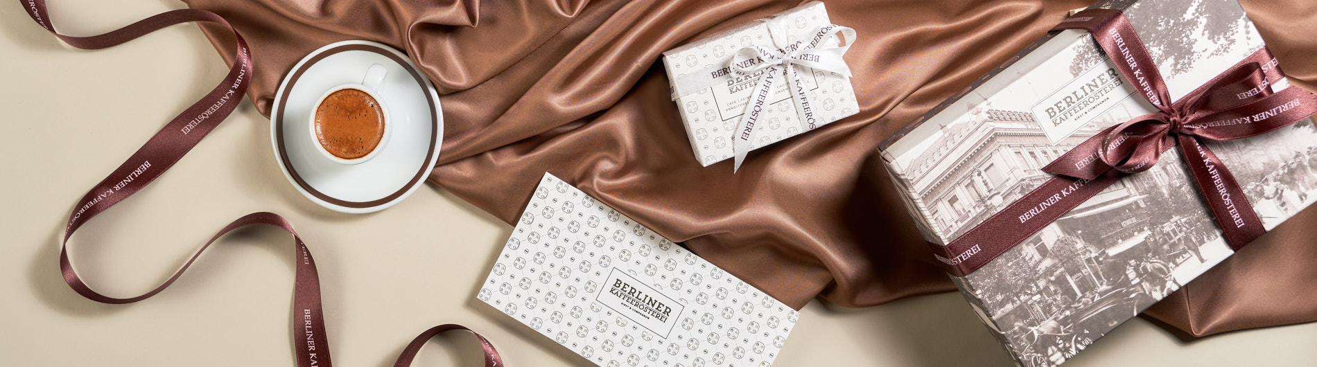 Banner Berliner Kaffeerösterei Geschenke - Hintergrund