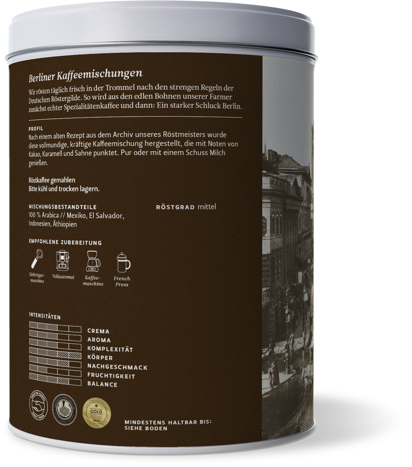 Altberliner Traditionsmischung (gemahlen) Altberliner Traditionsmischung (gemahlen)