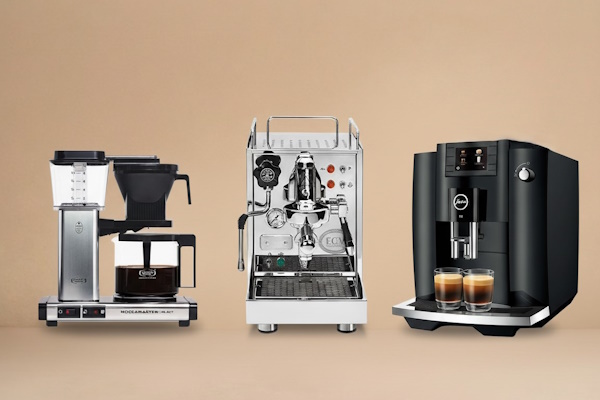 Kaffeemaschinen Vollautomaten Siebträger  ansehen, aussuchen und online kaufen Berliner Kaffeerösterei - Hintergrund