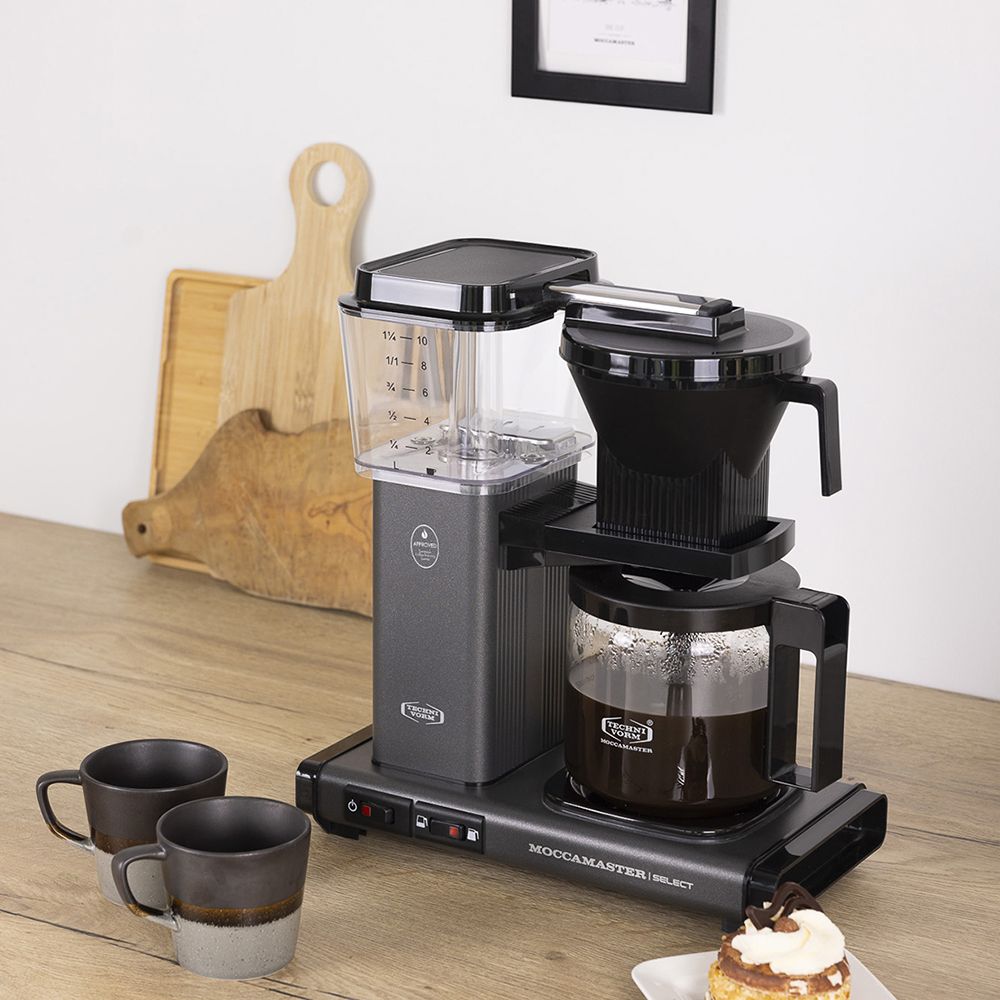 Moccamaster - Kaffeemaschine KBG Select 4-10 Tassen steingrau