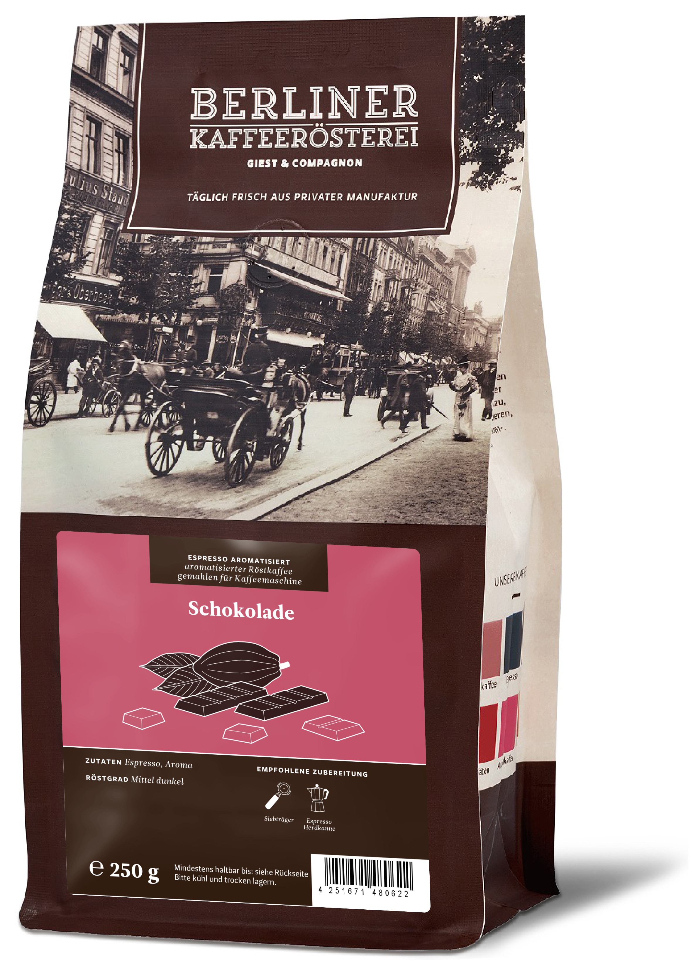 aromatisierter Espresso Schokolade