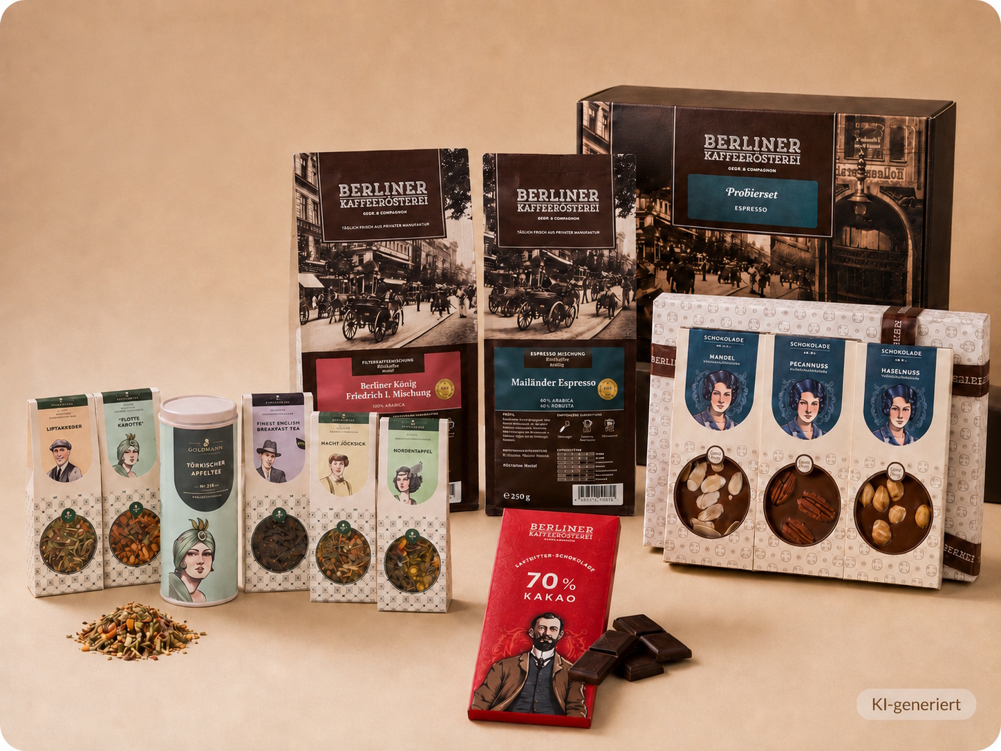 Berliner Kaffeerösterei Geschenke Sets Kaffee Tee Süsses
