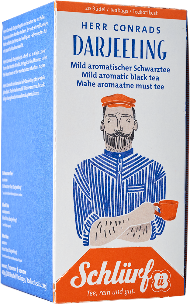 Schlürf - Büdel - Herr Conrads Darjeeling BIO Schlürf - Büdel - Herr Conrads Darjeeling BIO
