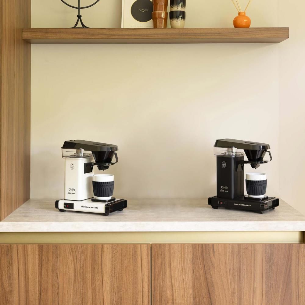 Moccamaster - Cup-one, weiß, inkl. 2 Tassen und 80 Papierfilter