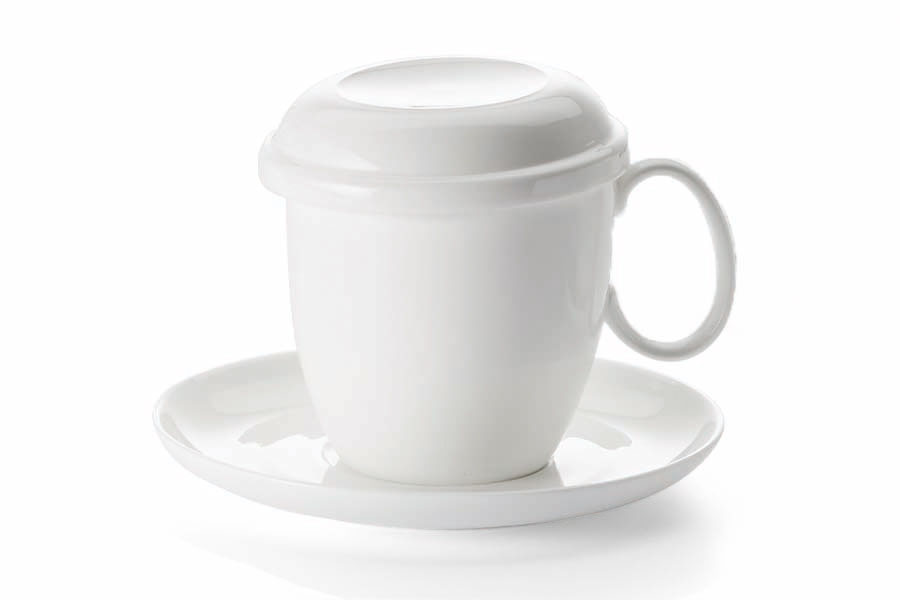 Teetasse mit Sieb und Untertasse "Banbury" (300 ml) 4er Set Teetasse mit Sieb und Untertasse "Banbury" (300 ml) 4er Set
