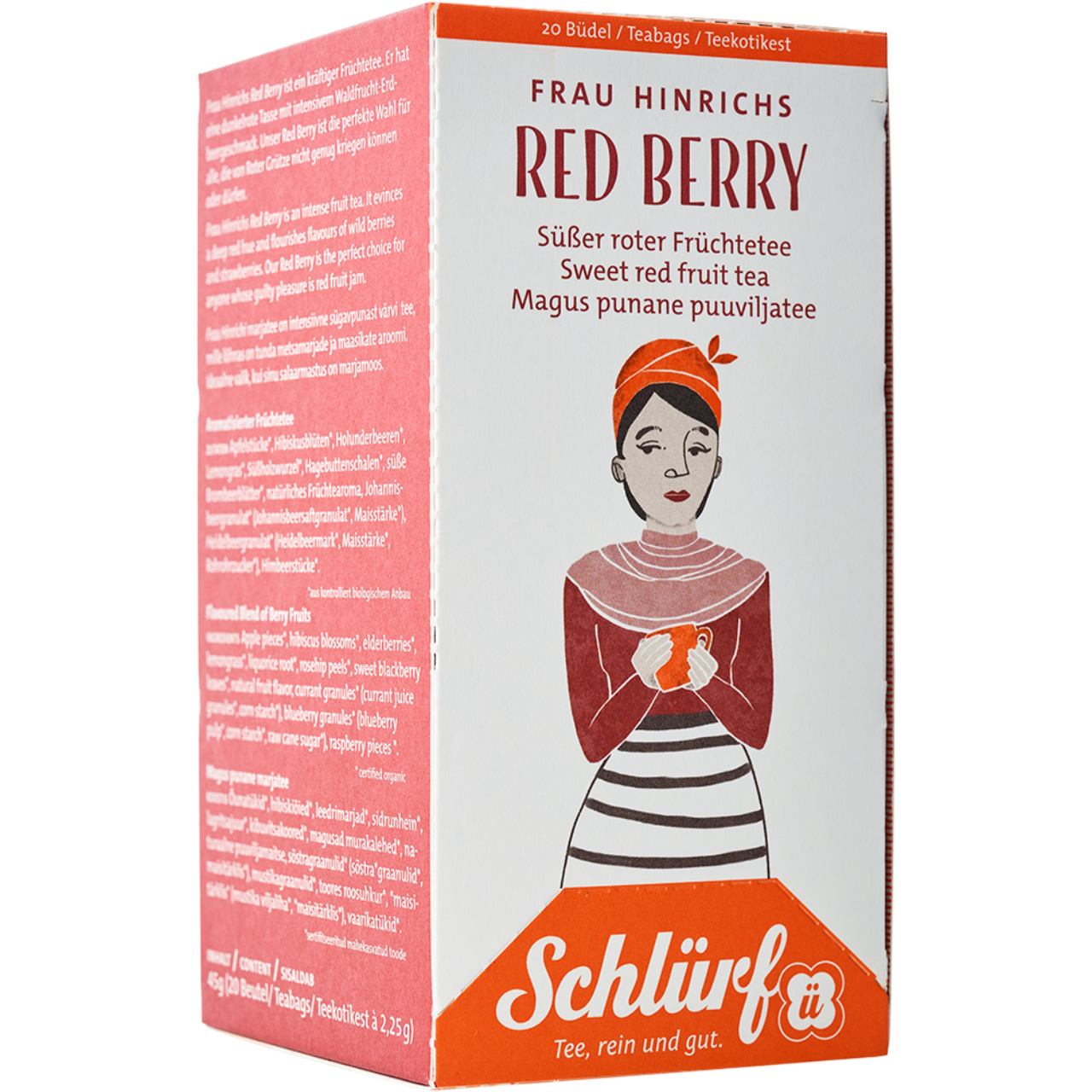 Schlürf - Büdel - Frau Hinrichs Red Berry BIO