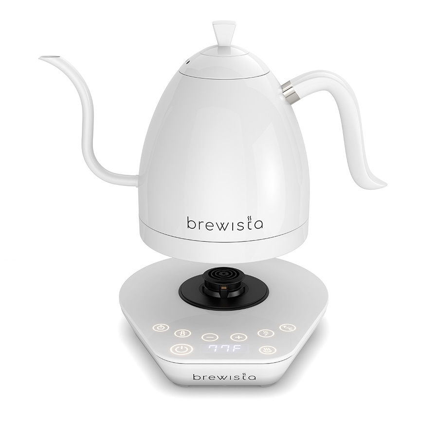 Brewista - Artisan Schwanenhals-Wasserkocher 1 Liter weiß / weiß